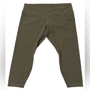 Lululemon Align Leggings Olive Green 20 25”